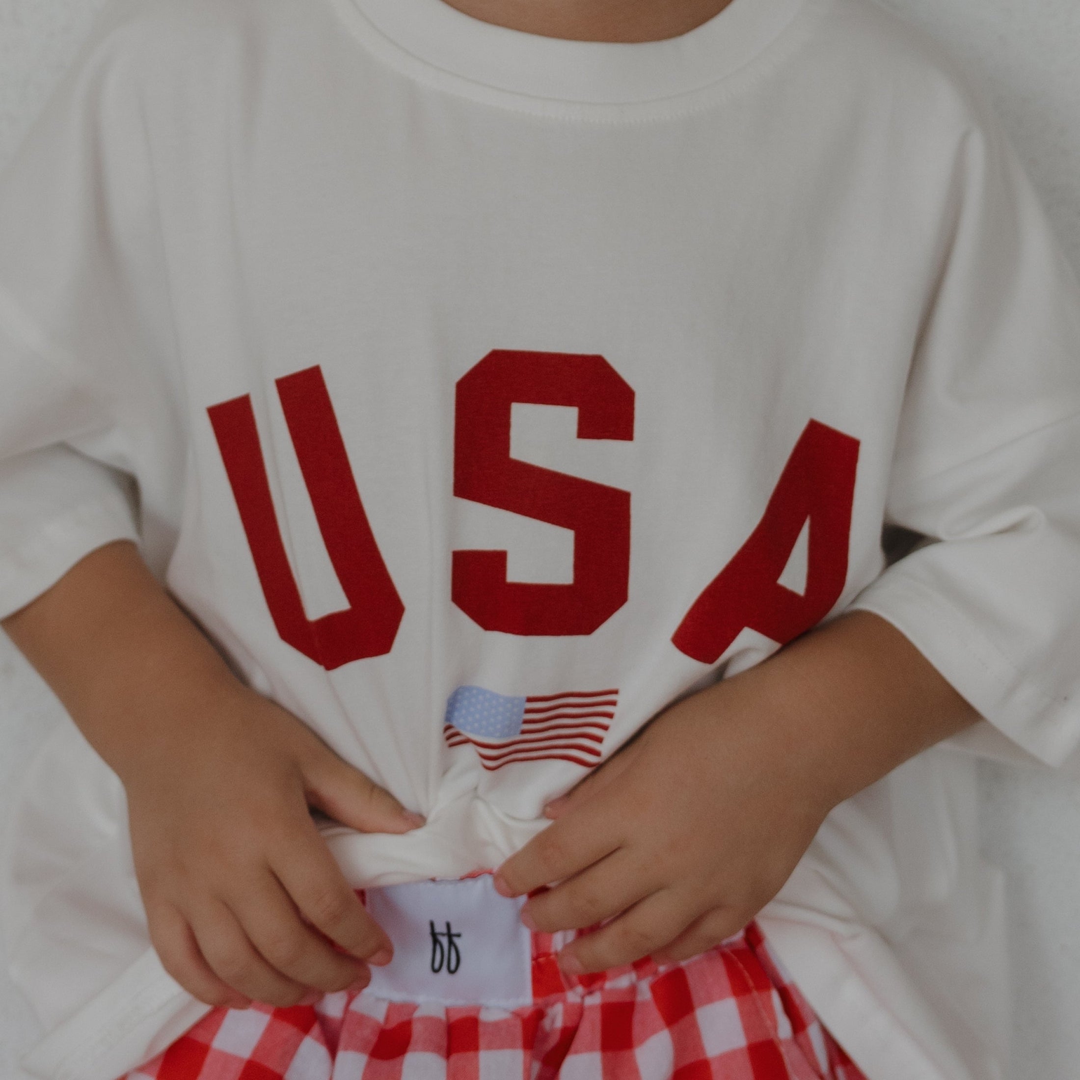 Child Cotton Tee | USA