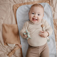 Load image into Gallery viewer, Linen Pacifier Clip 2-Pack
