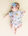 Load image into Gallery viewer, Short Sleeve Bubble Romper | Groovy Girl
