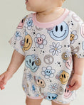Load image into Gallery viewer, Short Sleeve Bubble Romper | Groovy Girl
