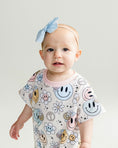 Load image into Gallery viewer, Short Sleeve Bubble Romper | Groovy Girl
