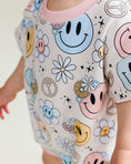 Load image into Gallery viewer, Short Sleeve Bubble Romper | Groovy Girl
