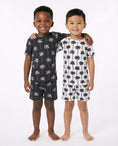 Load image into Gallery viewer, Bamboo Shorts Set | Palm Style Black
