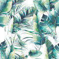 Load image into Gallery viewer, Baby Shopping Cart Cover | Tropical Day Leaf Print

