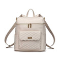 Load image into Gallery viewer, Signature Diaper Bag Pearl White
