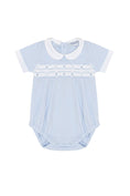 Load image into Gallery viewer, Signature Smocked Boys Bubble
