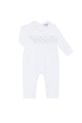 Load image into Gallery viewer, Signature Smocked Boys Playsuit
