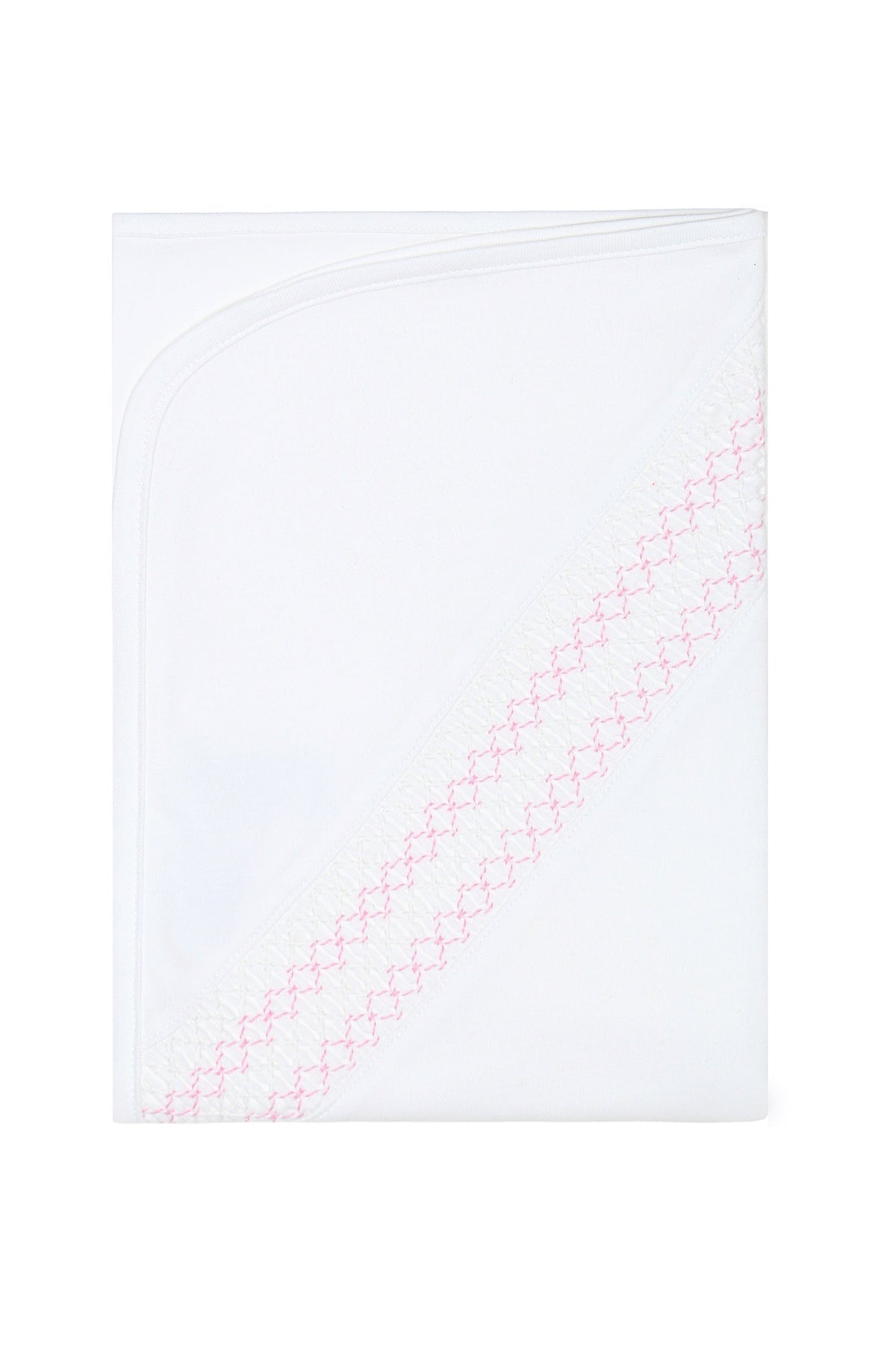 Signature Smocked Girls Receiving Blanket