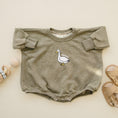 Load image into Gallery viewer, Silly Goose Sweatshirt Romper - more colors
