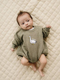 Load image into Gallery viewer, Silly Goose Sweatshirt Romper - more colors
