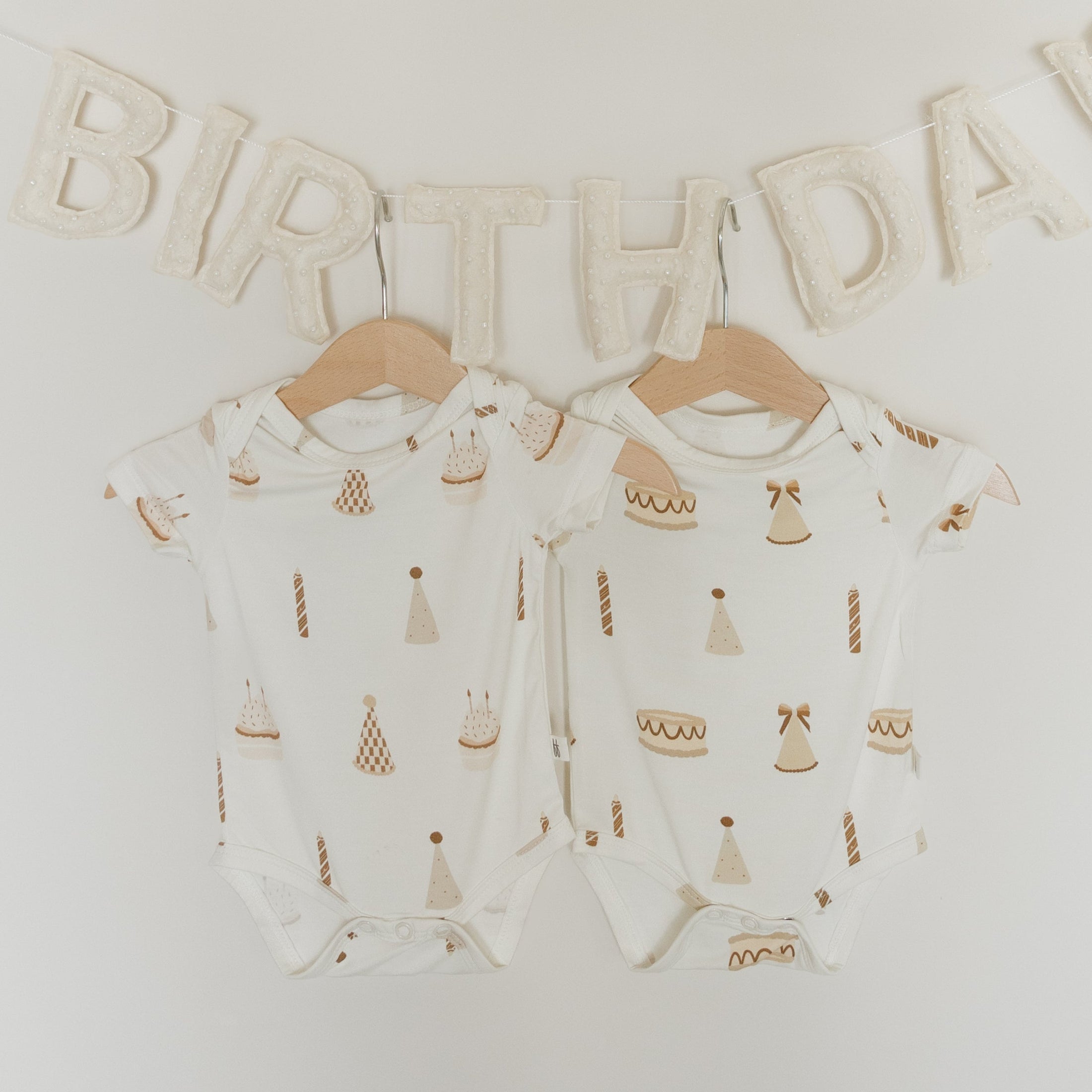 Short Sleeve Bamboo Snapsuit | Birthday Boy