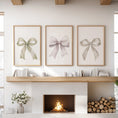 Load image into Gallery viewer, Aesthetic Bow Wall Art Set of 3. Neutral Gallery Set
