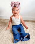 Load image into Gallery viewer, Sophie Denim Bell Bottoms - Dark Wash
