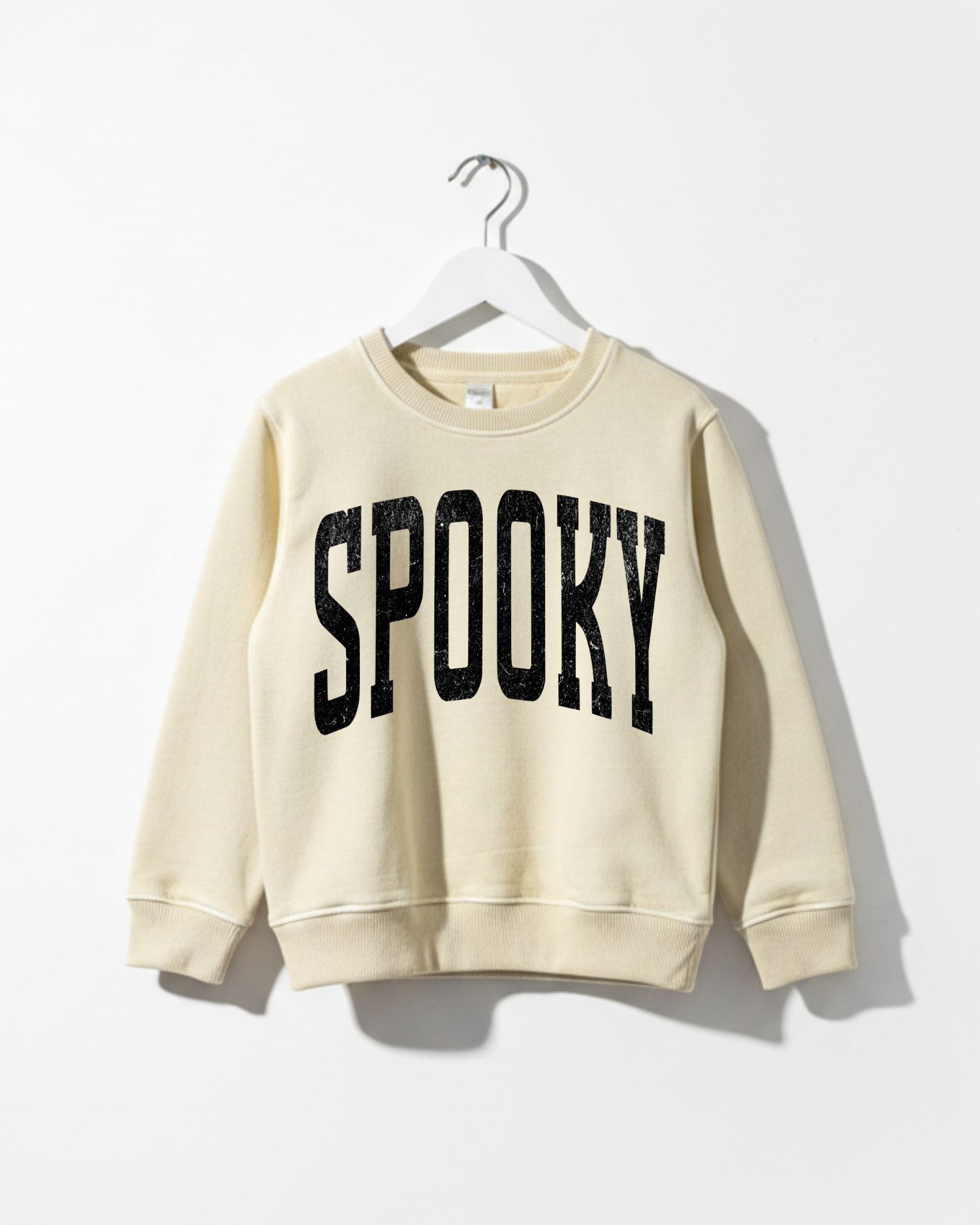 SPOOKY Varsity Kids Sweatshirt