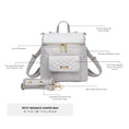Load image into Gallery viewer, Petit Diaper Bag Stone Grey
