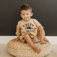 Load image into Gallery viewer, Sunday Funday Football Sweatshirt Romper - more colors
