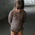 Load image into Gallery viewer, *PRE-ORDER* Girl's Long Sleeve Swimsuit | Leopard
