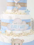 Load image into Gallery viewer, Teddy Bear Diaper Cake Collection - Blue
