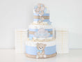 Load image into Gallery viewer, Teddy Bear Diaper Cake Collection - Blue
