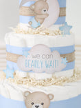 Load image into Gallery viewer, Teddy Bear Diaper Cake Collection - Blue

