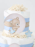 Load image into Gallery viewer, Teddy Bear Diaper Cake Collection - Blue
