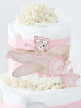 Load image into Gallery viewer, Teddy Bear Diaper Cake Collection - Pink
