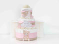 Load image into Gallery viewer, Teddy Bear Diaper Cake Collection - Pink
