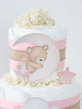 Load image into Gallery viewer, Teddy Bear Diaper Cake Collection - Pink
