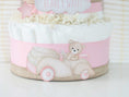 Load image into Gallery viewer, Teddy Bear Diaper Cake Collection - Pink
