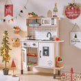 Load image into Gallery viewer, Tiny Land® Interactive Play Kitchen with Sounds & Cookware
