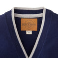 Load image into Gallery viewer, Tipped Organic Cardigan with Elbow Patches - Baby

