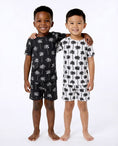 Load image into Gallery viewer, Bamboo Shorts Set | Palm Style White
