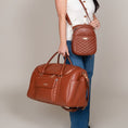 Load image into Gallery viewer, Weekender Travel Bag | Caramel
