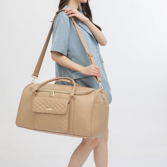 Weekender Travel Bag | Latte Brown