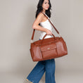 Load image into Gallery viewer, Weekender Travel Bag | Caramel
