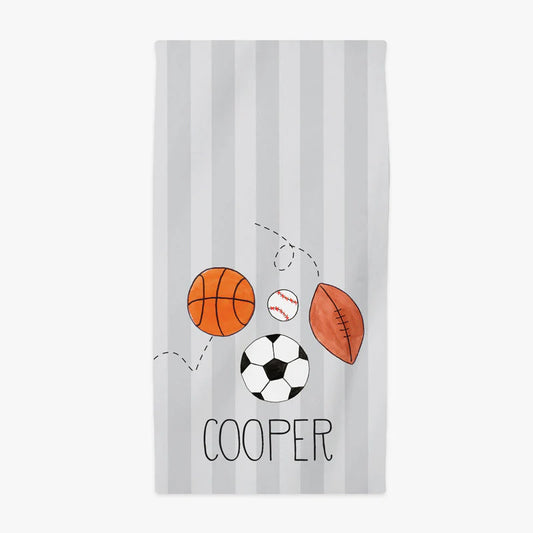 Sports Fan Beach Towel