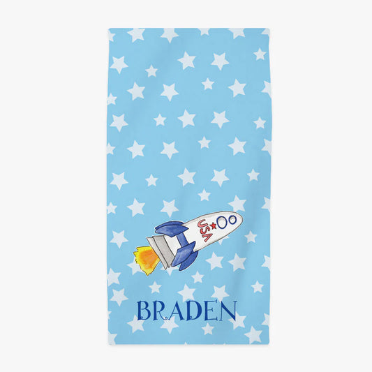 Blast Off Beach Towel