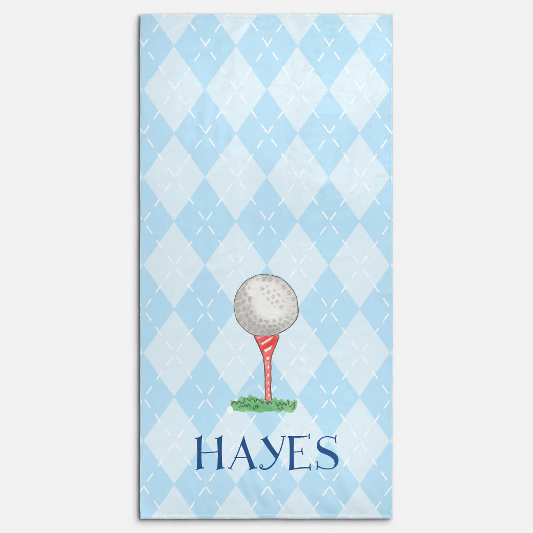 Tee Time Beach Towel
