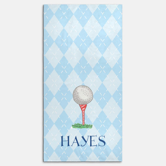 Tee Time Beach Towel