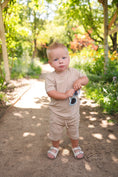 Load image into Gallery viewer, Two-Piece Ribbed Short Set - Tan
