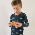 Load image into Gallery viewer, Bamboo Two Piece Pajamas | Police Cruiser

