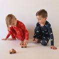Load image into Gallery viewer, Bamboo Two Piece Pajamas | Police Cruiser
