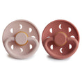 Load image into Gallery viewer, FRIGG Moon Natural Rubber Pacifier 2-Pack
