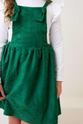 Load image into Gallery viewer, Evergreen Faux Suede Pinafore

