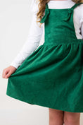 Load image into Gallery viewer, Evergreen Faux Suede Pinafore
