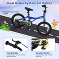 Load image into Gallery viewer, 16 Inch Kids Bike with Helmet Protective Set Dark Blue
