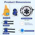 Load image into Gallery viewer, 16 Inch Kids Bike with Helmet Protective Set Dark Blue
