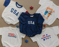 Load image into Gallery viewer, USA Sweatshirt Romper - more colors
