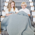 Load image into Gallery viewer, WAFFLE KNIT TODDLER BLANKETS
