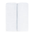 Load image into Gallery viewer, Muslin Swaddle Blanket in White, 2 Pack
